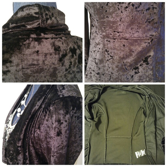 💎NWT BLANKNYC Black Velvet Jacket - Picture 4 of 8